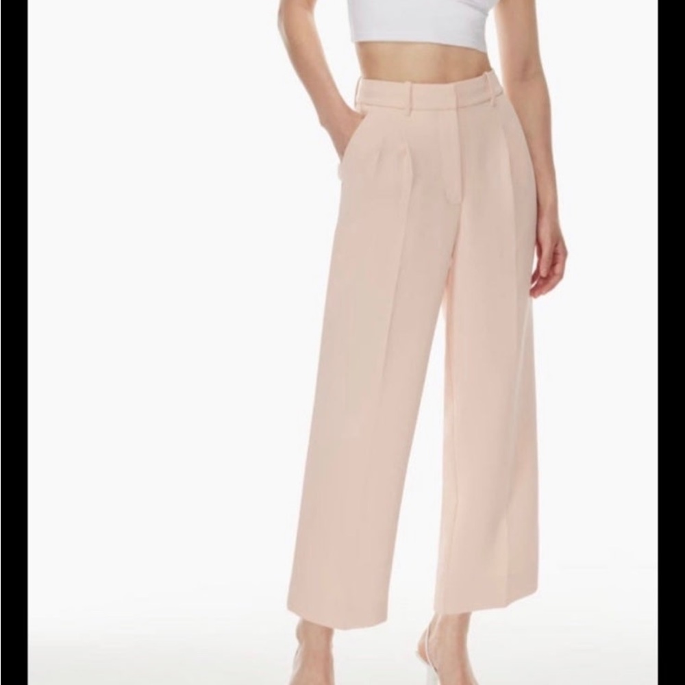 Aritzia effortless pants with matching shirt